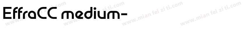 EffraCC medium字体转换